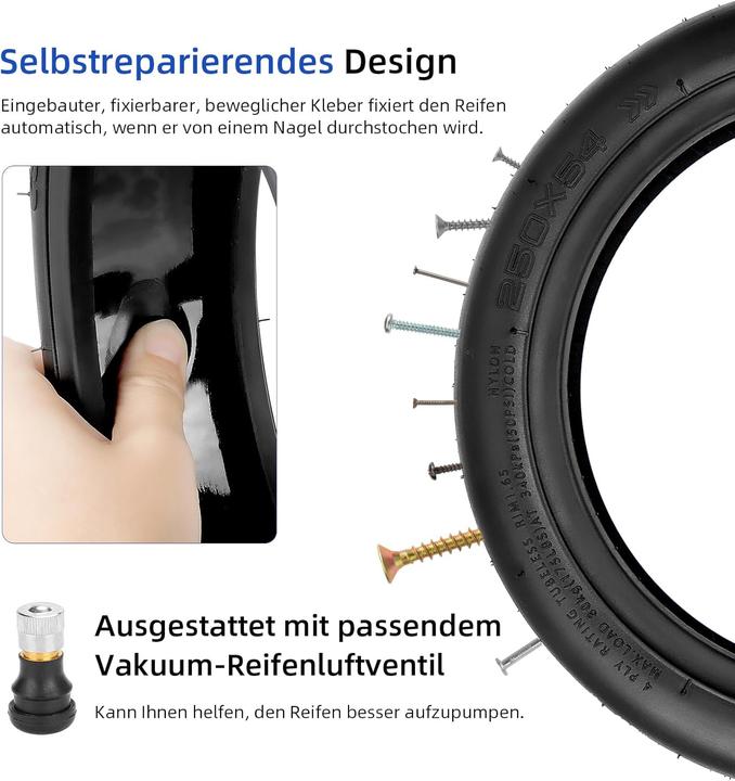 Image du produit Ulip Schlauchloser Ersatzreifen für E-Scooter (10 Zoll)