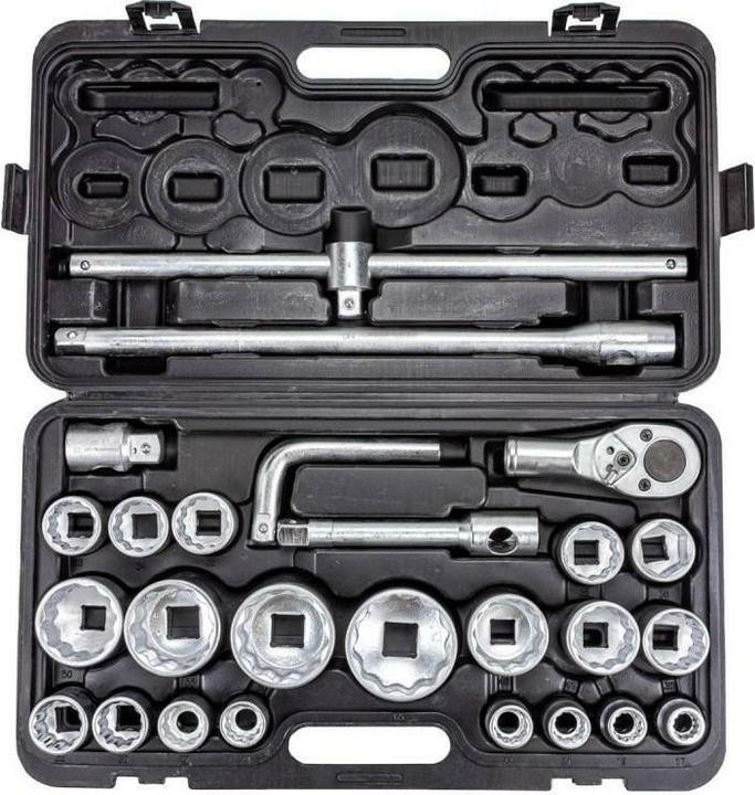 Rockforce ZESTAW KLUCZY NASADOWYCH 26el. 3/4" - 1" 12KĄT.