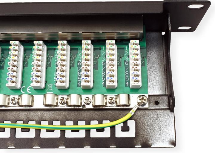 Immagine prodotto Value Pannello patch 19" Cat6A/Cl.EA 24 porte schermate nero