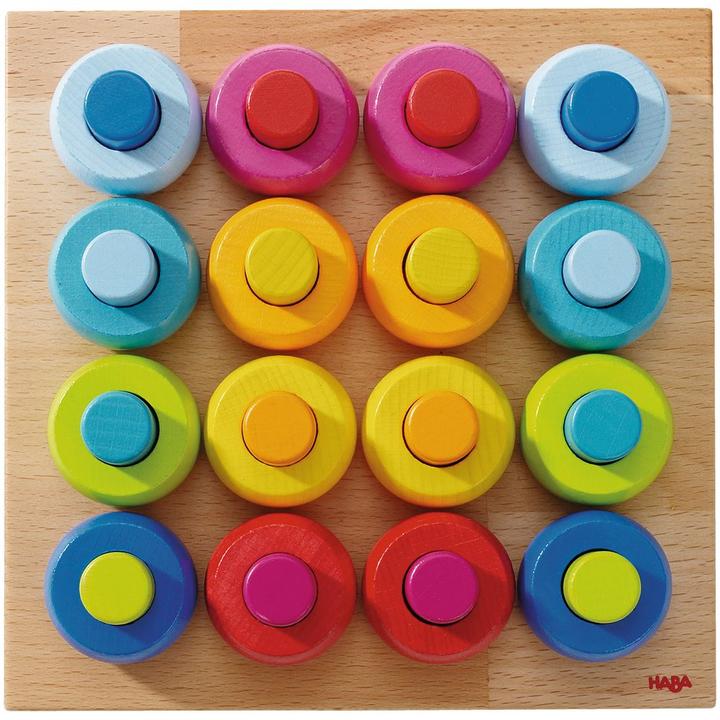 Actual product image Haba Plug-in game of colour stripes