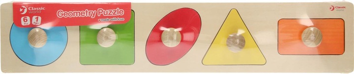 Image du produit Classic World Puzzle de la géométrie (6 pièces)