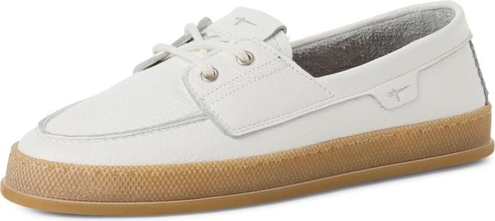 Weiss, white leather