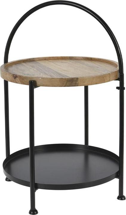 Productafbeelding Home&Styling Beistelltisch 55cm zwart (39 x 39 x 55 cm)