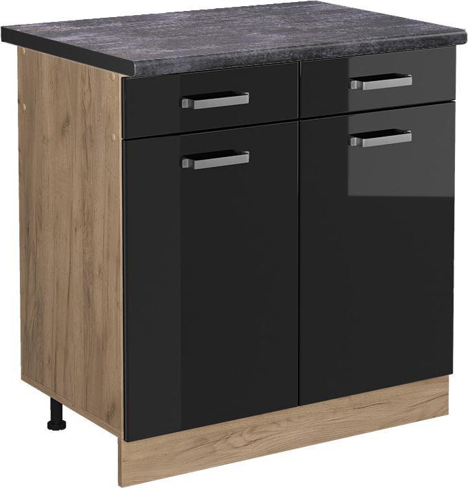 Anthrazit, Goldkraft Eiche, Schwarz Hochglanz