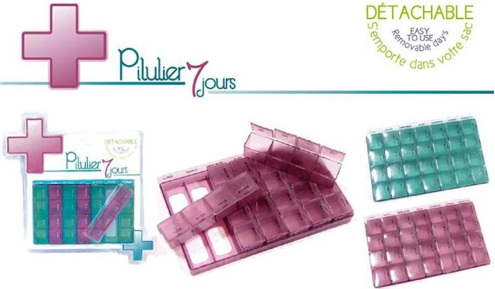 Immagine prodotto Sensly Portapillole rimovibile - 7 giorni - Comodo e sicuro.