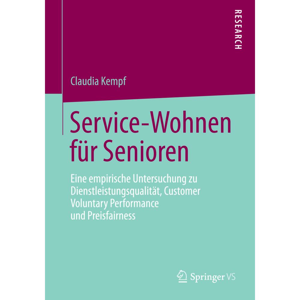 Service-Wohnen für Senioren, Fachbücher von Claudia Kempf