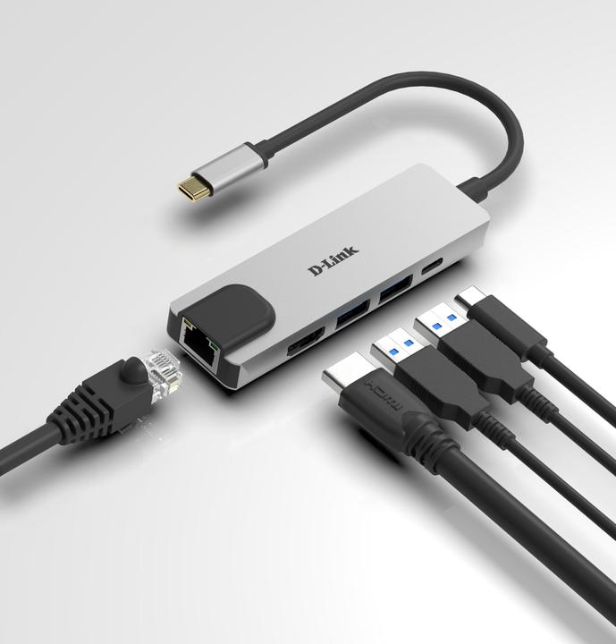 Produktbild D-Link DUB-M520 (USB-C, 5 Ports)