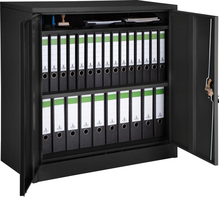 Produktbild tectake Aktenschrank mit 3 Böden (90 x 40 x 90 cm)