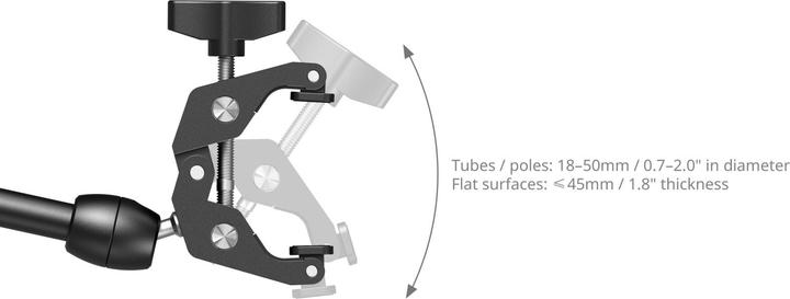 Image du produit SmallRig Desktop Magic Arm mit krabbenförmigem Klemmensatz