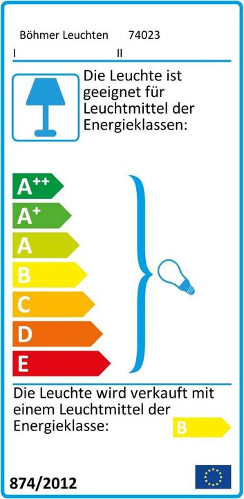 Energie-Label Böhmer Energiepoller IP54 anth 74023 (IP54)