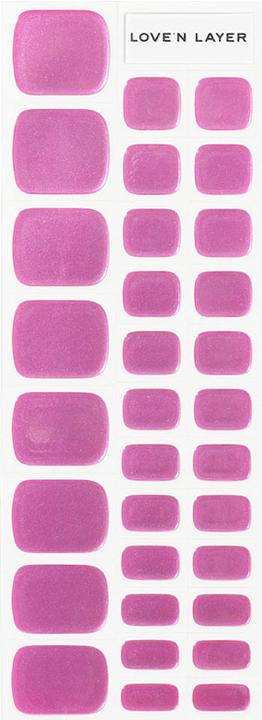 Produktbild Love'n Layer - Metallic Toe Dahlia Purple (Metallic Toe Dahlia Purple, Gel-Effekt Nagellack)