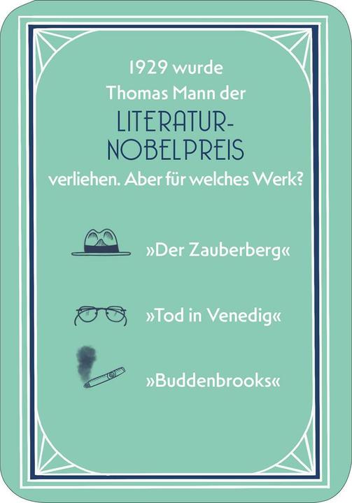 Produktbild Das grosse Thomas-Mann-Quiz (Deutsch)