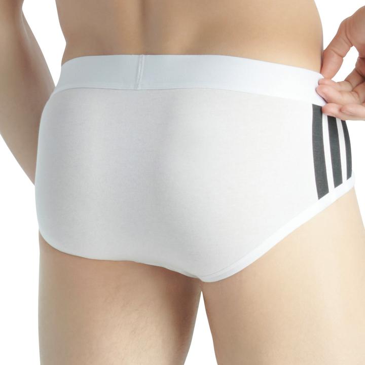 Actual product image adidas 4er Pack Active Flex Cotton 3 Stripes Slip / Unterhose (L, pack of 4)