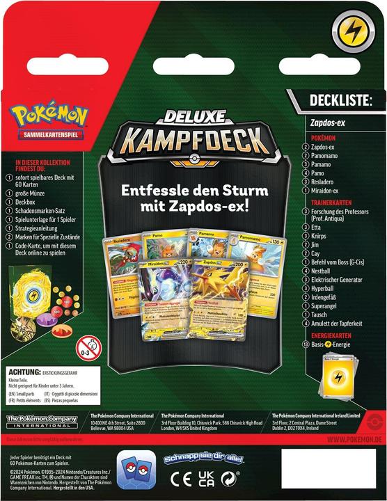 Produktbild Pokémon PKM Deluxe Battle Deck - 1 Stück assortiert (Deutsch, Deck)
