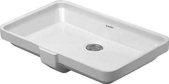 Actual product image Duravit Built-in washbasin 2ND FLOOR w ÜL o HLB 525x350mm o HL IB white (350 mm, 525 mm)
