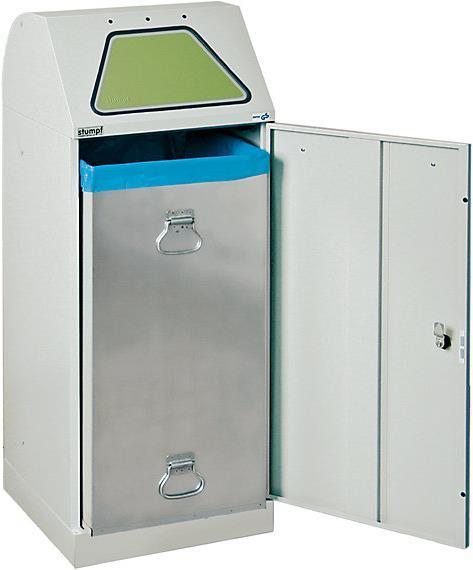 Produktbild kaiserkraft System-Wertstoffsammler, Einwurfklappe handbetätigt (75 l)
