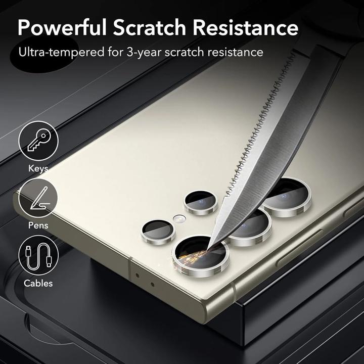 Produktbild Anank Samsung Galaxy S25 Ultra - Panzerglas Rückkamera - Transparent einzeln - (99AR + Corning) (1 Stück, Samsung Galaxy S25 Ultra)