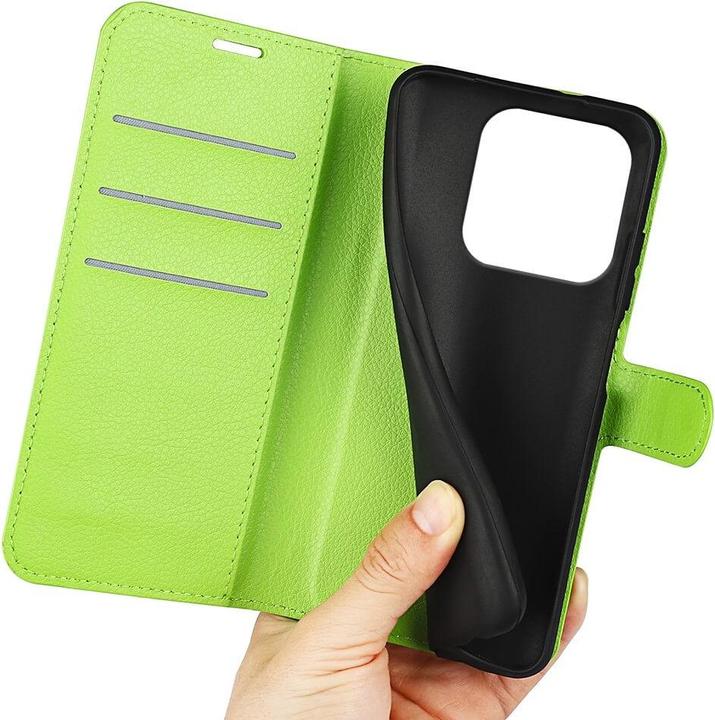 Actual product image Cover-Discount Xiaomi Redmi Note 14 4G - Leder Etui Hülle (Xiaomi Redmi Note 14)