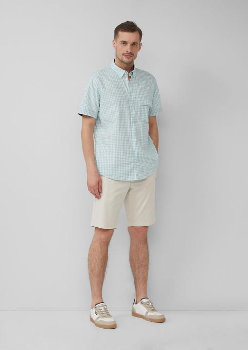 Image du produit S.Oliver Hemd Regular Fit: Kariertes Hemd aus Baumwolle mit Button-Down-Kragen (L)