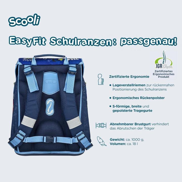 Image du produit Scooli Set d'école Avengers 5 pièces, âge recommandé : 6 ans et plus (18 l)