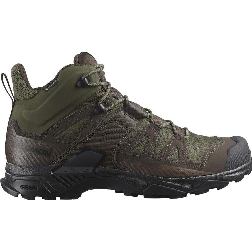 Salomon, Herren, Wanderschuhe, X ULTRA TRACKER GTX - Green / Earth Brown - Green / Earth Brown - UK 11 (EU 46) (46), Grü...