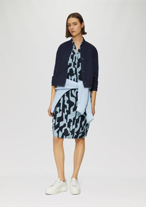 Produktbild S.Oliver Kleid Strukturiertes Kleid aus Viskosemix mit Eingrifftaschen (34)