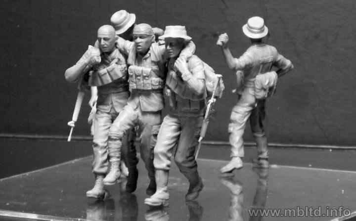 Actual product image Master Box "Head for the "Huey", Vietnam War series"