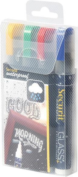 Actual product image Securit Chalkboard (Blue, Green, Red, Yellow, 6 mm, 4 x)
