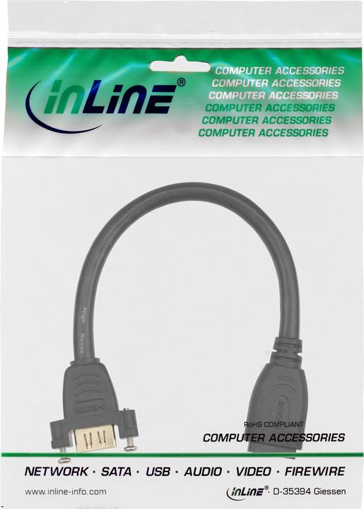 Actual product image InLine HDMI (Typ A) — HDMI (Typ A) (0.20 m, HDMI)