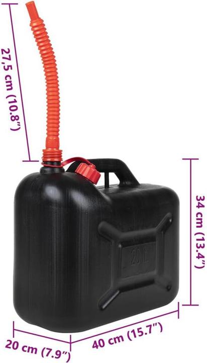 Image du produit vidaXL Benzinkanister
