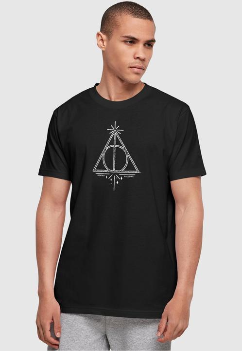 Actual product image Absolute Cult Harry Potter - Death Hallows Basic round neck t-shirt - 114883 (M)