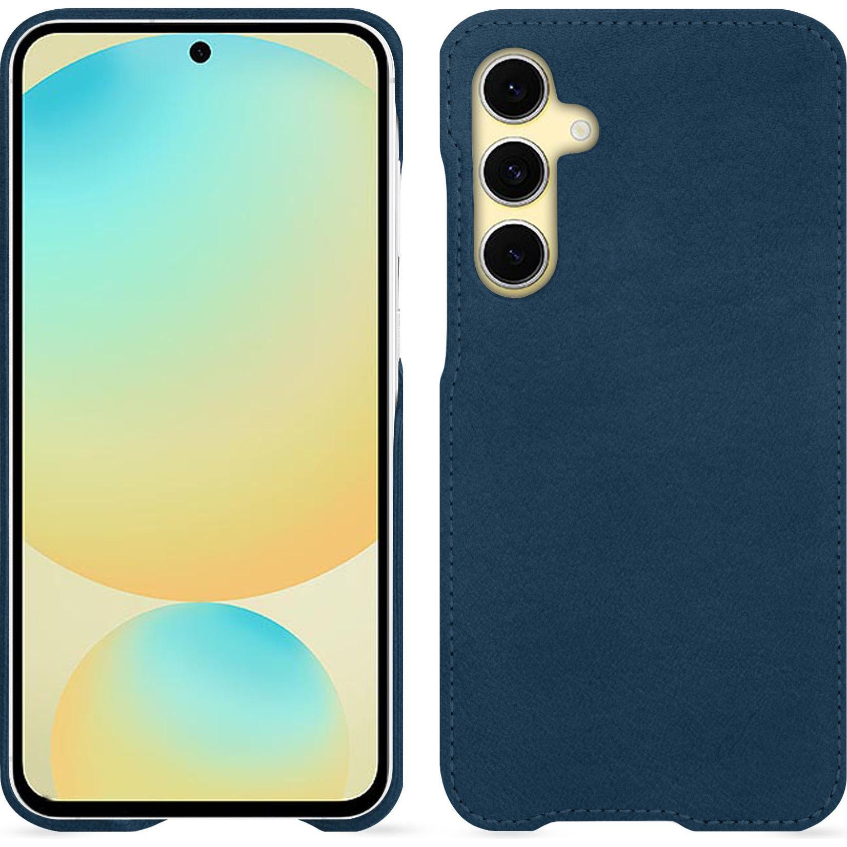 Noreve Lederschutzhülle (Samsung Galaxy S24 FE), Smartphone Hülle, Blau