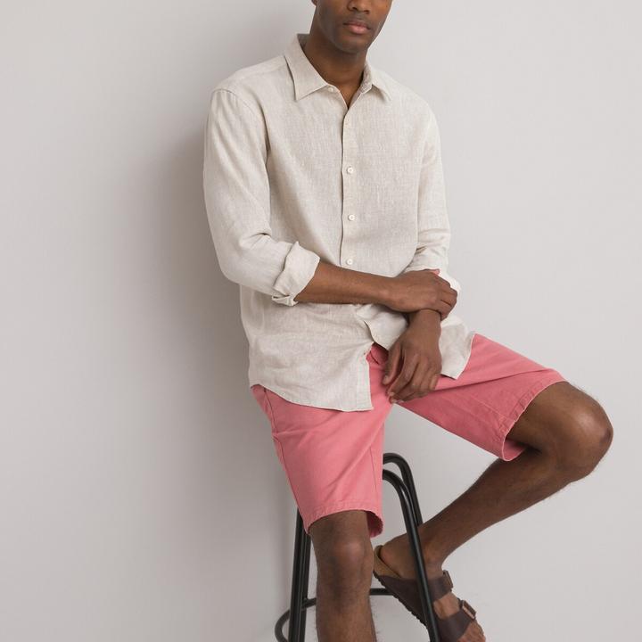 Produktbild La Redoute Collections Gerades Leinenhemd Signature mit langen Ärmeln (XL)