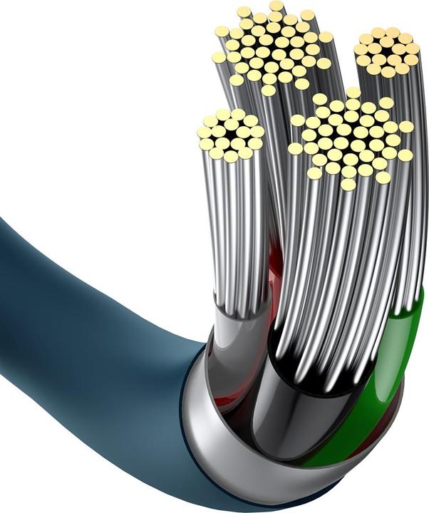 Produktbild Baseus Superior Series Cable USB to iP 2.4A 1m (blue) (1 m, USB 2.0)