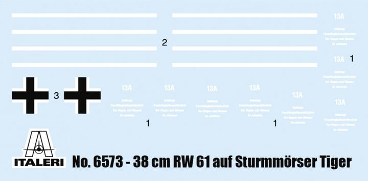Actual product image 1:35 38cm RW 61 on Sturmmöser Tiger