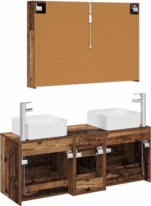Produktbild vidaXL Badezimmermöbel (15.50 x 103.50 x 70 cm)