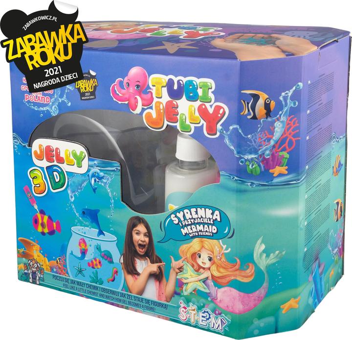 Immagine prodotto Tuban Set di gelatine Tubi a 8 colori con acquario piccolo - sirena
