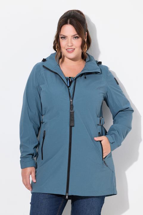 Produktbild Ulla Popken HYPRAR Funktionsjacke, wasserdicht, A-Linie, Kapuze (46, 48)