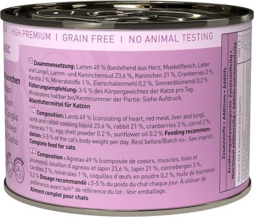 Immagine prodotto Catz Finefood No.11 Agnello e coniglio (Adulto, 6 pz., 210 g)
