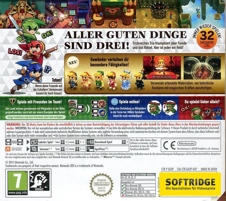 Immagine prodotto Nintendo La leggenda di Zelda: Tri Force Heroes (3DS, DE)