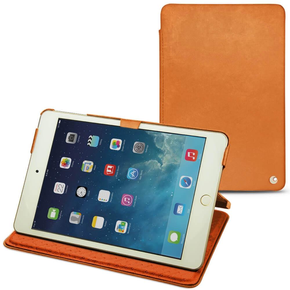 Noreve Lederschutzhülle horizontal (iPad Mini 5), Tablet Hülle, Orange