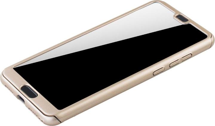 Actual product image König Design Case Mobile Protection for Huawei P20 Pro Full Case Cover Screen Protector Bumper Gold (Huawei P20 Pro)