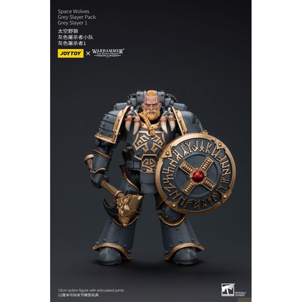 Joy Toy Warhammer The Horus Heresy Actionfigur 1/18 Space Wolves Grey Slayer Pack Grey Slayer 1 12 cm