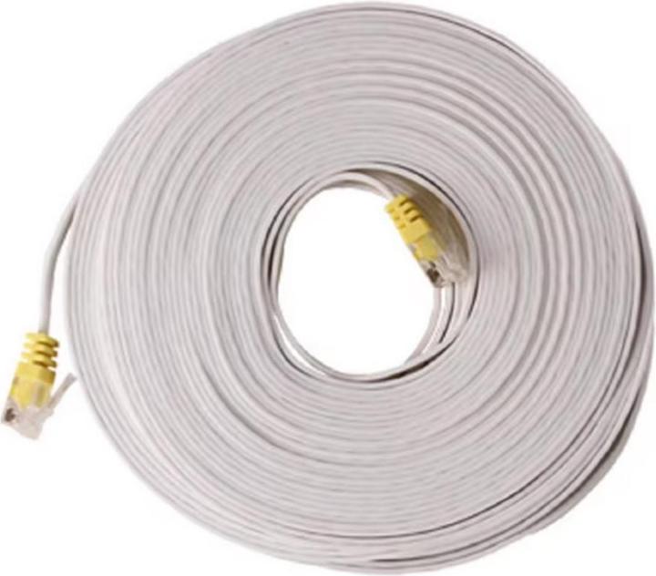 Actual product image Swisscom Patch cable Cat 6A, UTP, 25 m, White (UTP, CAT6a, 25 m)