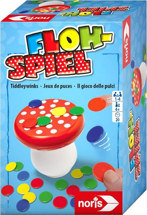 Produktbild Noris Flohspiel (Deutsch, Englisch, Französisch, Italienisch, 1 - 4)