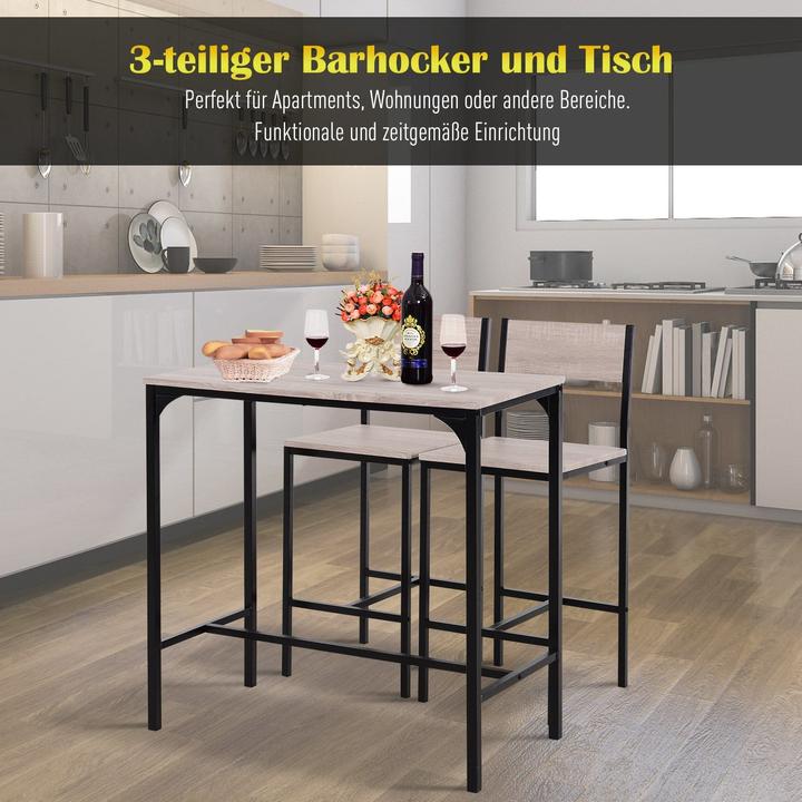 Produktbild Jamb Bistrotisch Set (89 x 45 x 87 cm)