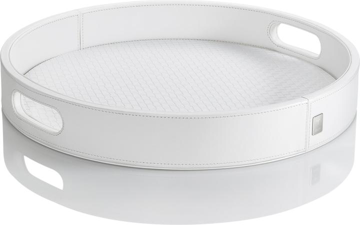 Joop! Living Lederoptik, Weiss D: 36cm