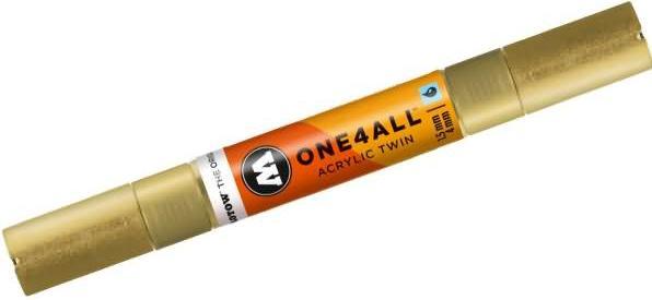 Produktbild Molotow Divers - Acrylic Twin Metallic Gold (Metallic Gold, 4 mm, 1 x)