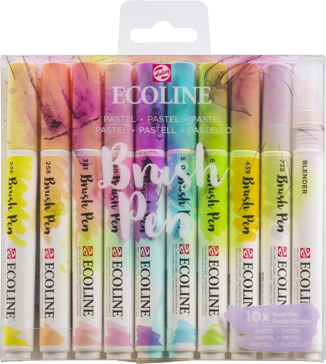 Image du produit Talens Pastel Ecoline Brushpen (Multicolore)