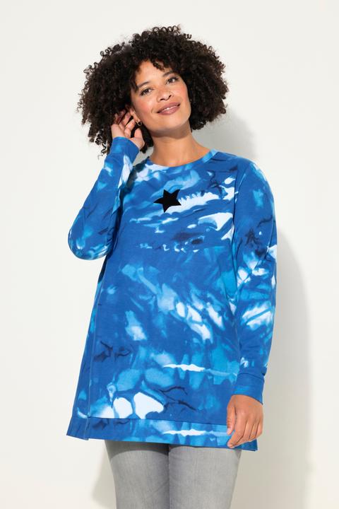 Produktbild Angel of Style Sweatshirt, A-Linie, Batik-Druck, Stern (50)